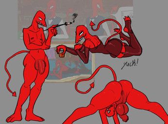 fiend_(pilotredsun), yuckyalternate, anthro, anus, balls