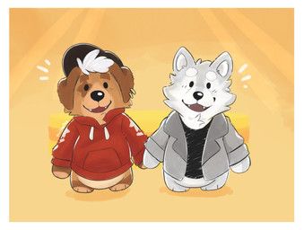 party_animals_(game), its_stardog, anthro, beady_eyes, black_clothing