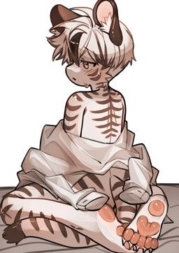 mallanggom_(mojjibread), mojjibread, anthro, black_stripes, clothing