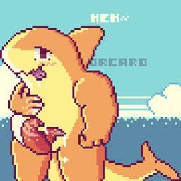 orcaro_the_orca, 2_penises, after_orgasm, anthro, aquatic