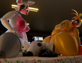 fan_character, mangle_(fnaf), rachel_(fnafgamern), toy_chica_(fnaf), five_nights_at_freddy's
