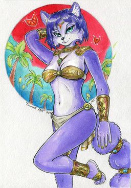 krystal_(star_fox), nintendo, star_fox, alientiamat, anthro