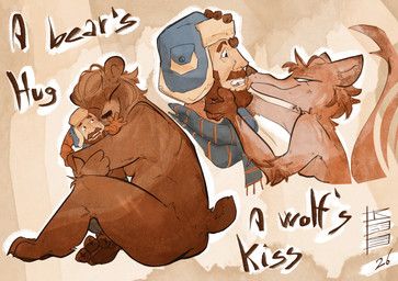 adriano_romea_corsini, anthro, bear, beard, big_breasts