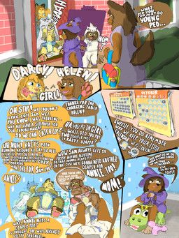 kazy3, annie_(kazy3), anthro, bedwetting, blue_eyes
