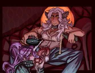 celeste_(deadlock), lilah_silver, deadlock_(game), sipping_beer_on_a_couch_stock_image, valve