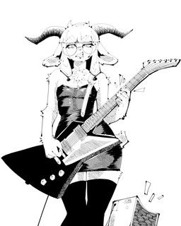 miregeist, accessory, anthro, bangs, bovid