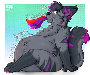 eliaslynxie, abdominal_bulge, anthro, belly, big_belly