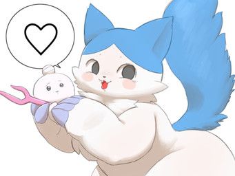 chiikawa_(character), hachiware_(chiikawa), chiikawa, chikuwaburo, ambiguous_feral