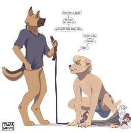 jager-darklite, 4_toes, 5_fingers, anthro, barking