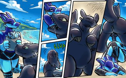 maree_(teamore), toothless, dreamworks, european_mythology, how_to_train_your_dragon