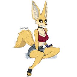 darokho, anthro, bottomwear, brown_eyes, canid