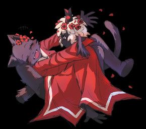 lamb_(cult_of_the_lamb), red_crown_(cult_of_the_lamb), ruri_(cult_of_the_lamb), cult_of_the_lamb, massive_monster_(studio)