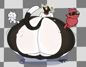 the_destroyer_(mewgenics), mewgenics, bellyboi13, annoyed, anthro