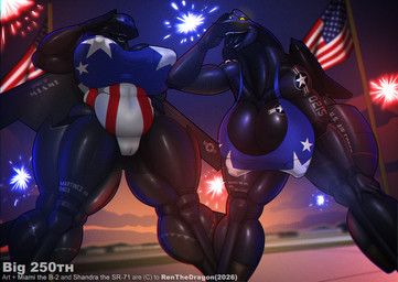 miami_(renthedragon), shandra_(renthedragon), 4th_of_july, united_states_air_force, conditional_dnp