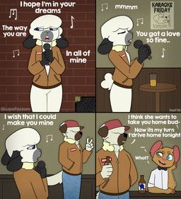 bartleby_(lupopossum), bumper_(lupopossum), emile_(lupopossum), lupopossum, 4_panel_comic