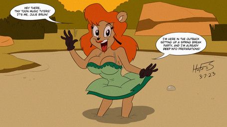 julie_bruin, tiny_toon_adventures, warner_brothers, hefess, anthro