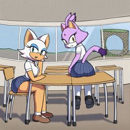 blaze_the_cat, rouge_the_bat, sega, sonic_the_hedgehog_(series), sherbetjester