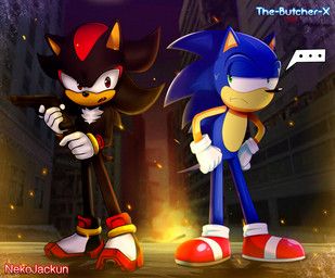 shadow_the_hedgehog, sonic_the_hedgehog, sega, sonic_the_hedgehog_(series), nekojackun