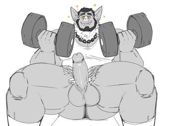 bastien_(caine_latrans), anothermeekone, anthro, balls, bat