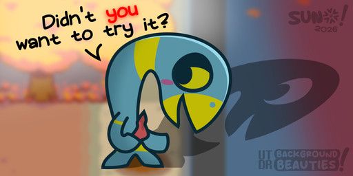 gaster_follower_3, striped_bird_(deltarune), deltarune, undertale_(series), sunofureiku