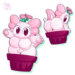 rosie_(pixltheaxolotl), pixltheaxolotl, amphibian, animate_inanimate, anthro