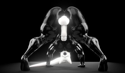 kiki_(morosart), impaer_jaster, abs, alien, all_fours