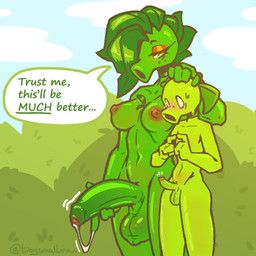 fan_character, peablaze_(leafpaw), electronic_arts, plants_vs._zombies, popcap_games