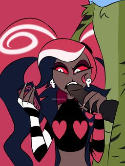 kai_(sfox), velvette_(hazbin_hotel), hazbin_hotel, hellaverse, elizabeth_draw