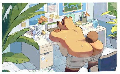 tom_nook_(animal_crossing), animal_crossing, nintendo, ventesthefloof, aloha_shirt