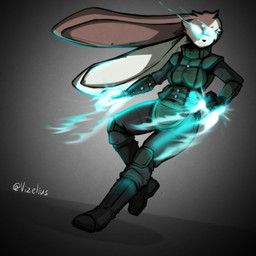 kusan_city_of_wolves, vizelius, anthro, armor, blue_eyes