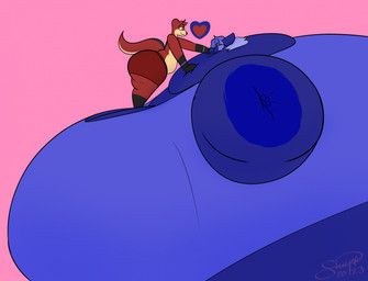 varren_steele, valentine's_day, sheepie_(artist), anthro, belly
