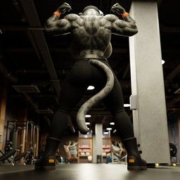 kitty_kat_(the_bad_guys), dreamworks, the_bad_guys, anthro, back_muscles
