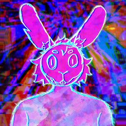 badfurryartist, abstract_background, ambiguous_anthro, ambiguous_gender, angry