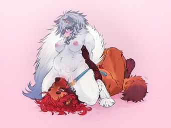 cornbread_clip, ren_studio, ambiguous_gender, anthro, belly