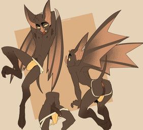 nerunaur, 3_toes, 4_fingers, anthro, anus