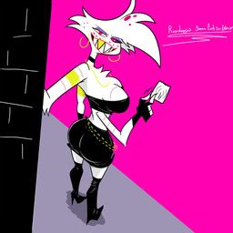 angel_dust, hazbin_hotel, hellaverse, aptom7747, arachnid