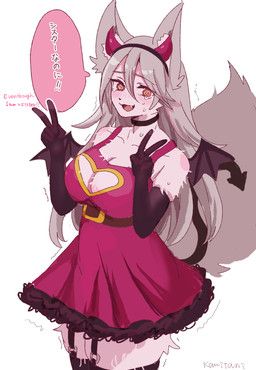 kamitani_propeller, :3, alternate_costume, anthro, armwear