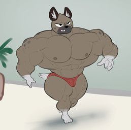 haida_(aggretsuko), aggretsuko, sanrio, cedricbrowning_(artist), abs