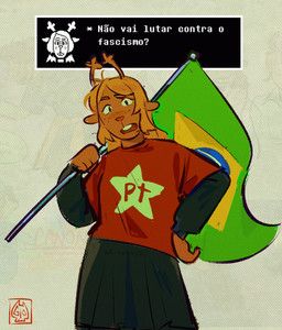 noelle_holiday, deltarune, pt_(partido_dos_trabalhadores), undertale_(series), skullebesta