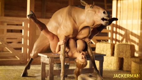 jackerman, all_fours, animal_genitalia, animal_penis, audible_ejaculation