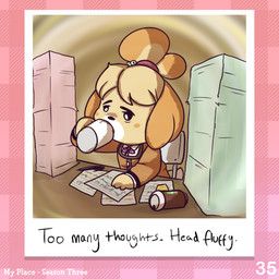 isabelle_(animal_crossing), animal_crossing, nintendo, cookieboy011, anthro