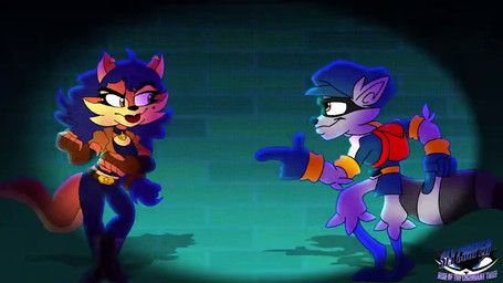 carmelita_fox, sly_cooper, disney, earth_wind_&_fire, kronk's_new_groove