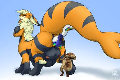 nintendo, pokemon, littlerover, 4_breasts, abdominal_bulge