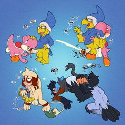 tinker_(twilight_kirin), tracy_(linker), valiantku, mario_bros, nintendo