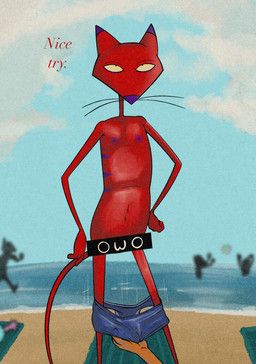 katz_(courage_the_cowardly_dog), the_cajun_fox, cartoon_network, courage_the_cowardly_dog, illegaleel