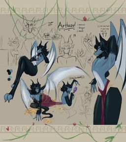 arthazel, mythology, badasskobold, anthro, back_wings