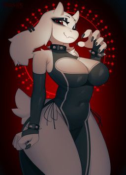 toriel, undertale_(series), tealsick, alternative_fashion, anthro