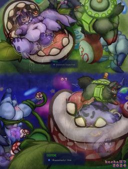 crystal_(kochapatsu), fan_character, min_(kochapatsu), pansol_(kochapatsu), ruins_style_lucario