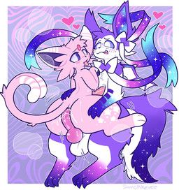 momo_(espeon), nebula_(royalribbonslabs), nintendo, pokemon, sunspikevee