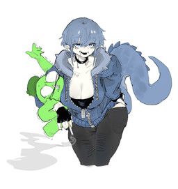 kame-chan_(omeok911), mythology, meckmeck00124, 4_fingers, ambiguous_gender